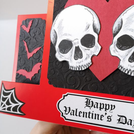 Skulls Valentine Card