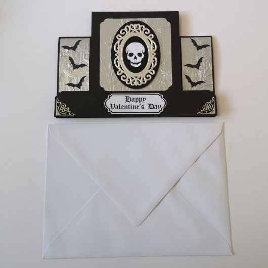 Skull Valentine Card Pop Up