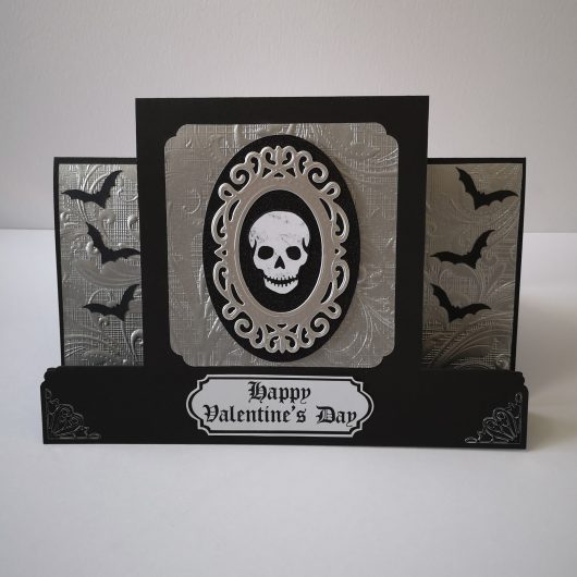 Skull Valentine Card Pop Up