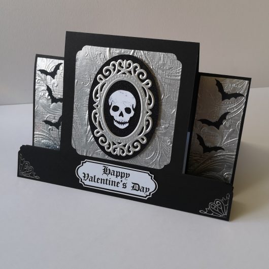 Skull Valentine Card Pop Up