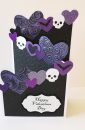 Purple Hearts Pop Up Valentine Card