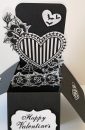 Gothic Heart Pop Up Valentine Card