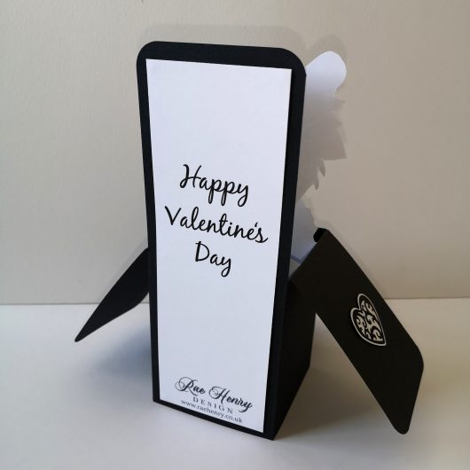 Gothic Heart Pop Up Valentine Card